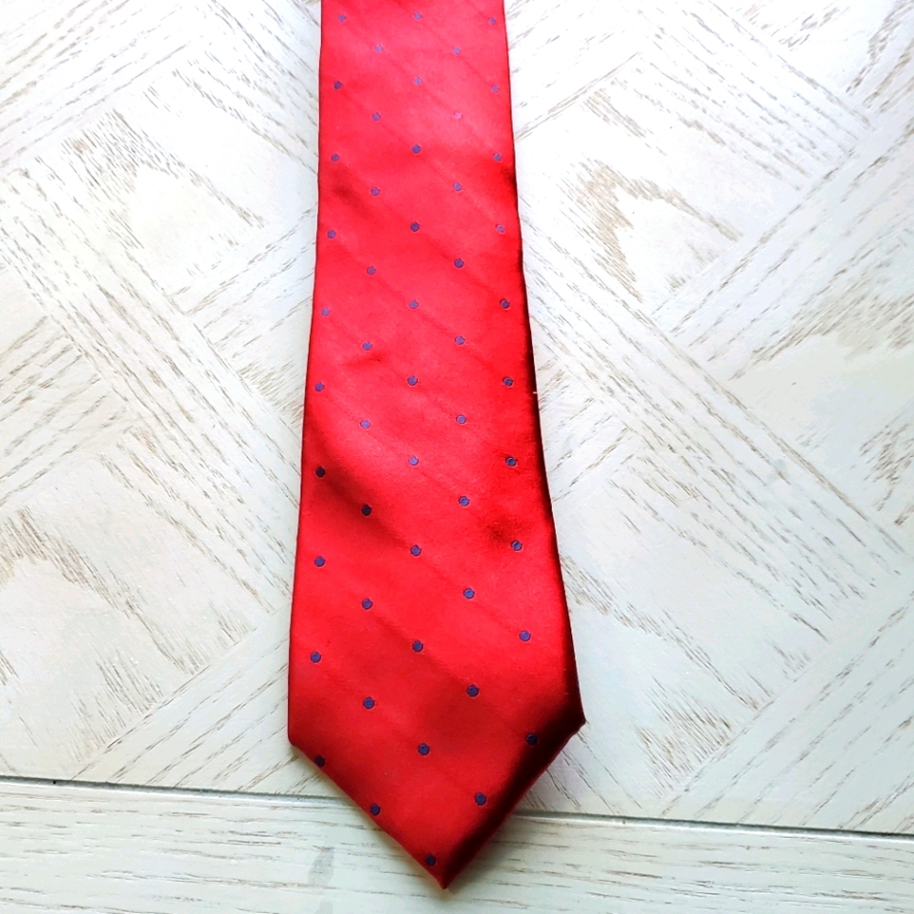 Men's Red Power Tie
